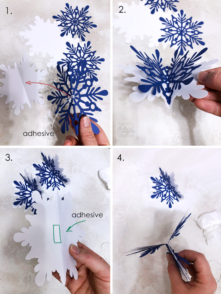 Download Diy 3d Paper Snowflakes