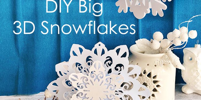 Download Diy Big 3d Snowflakes
