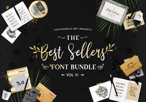 The Best Sellers Font Bundle Vol VI Mobile