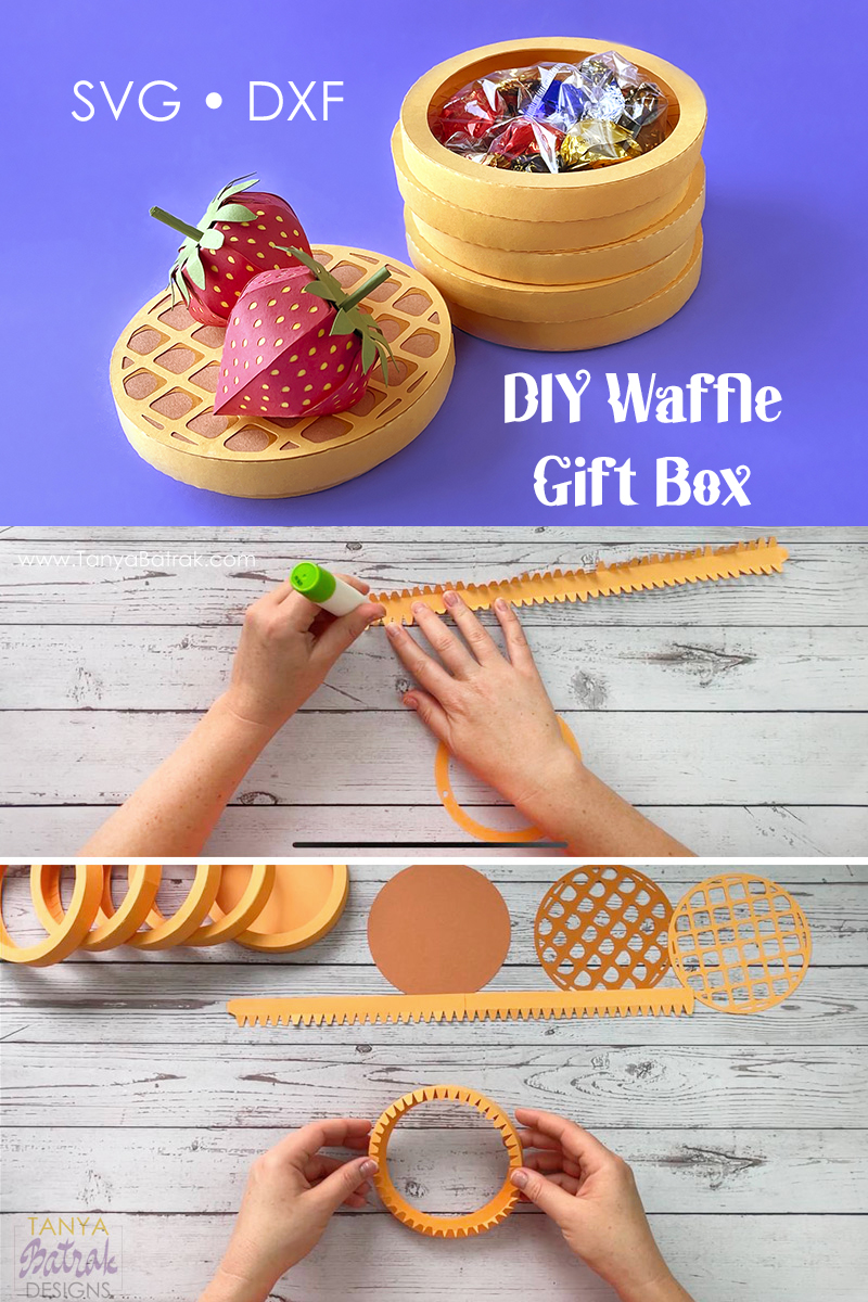 DIY Paper Waffle Gift Box