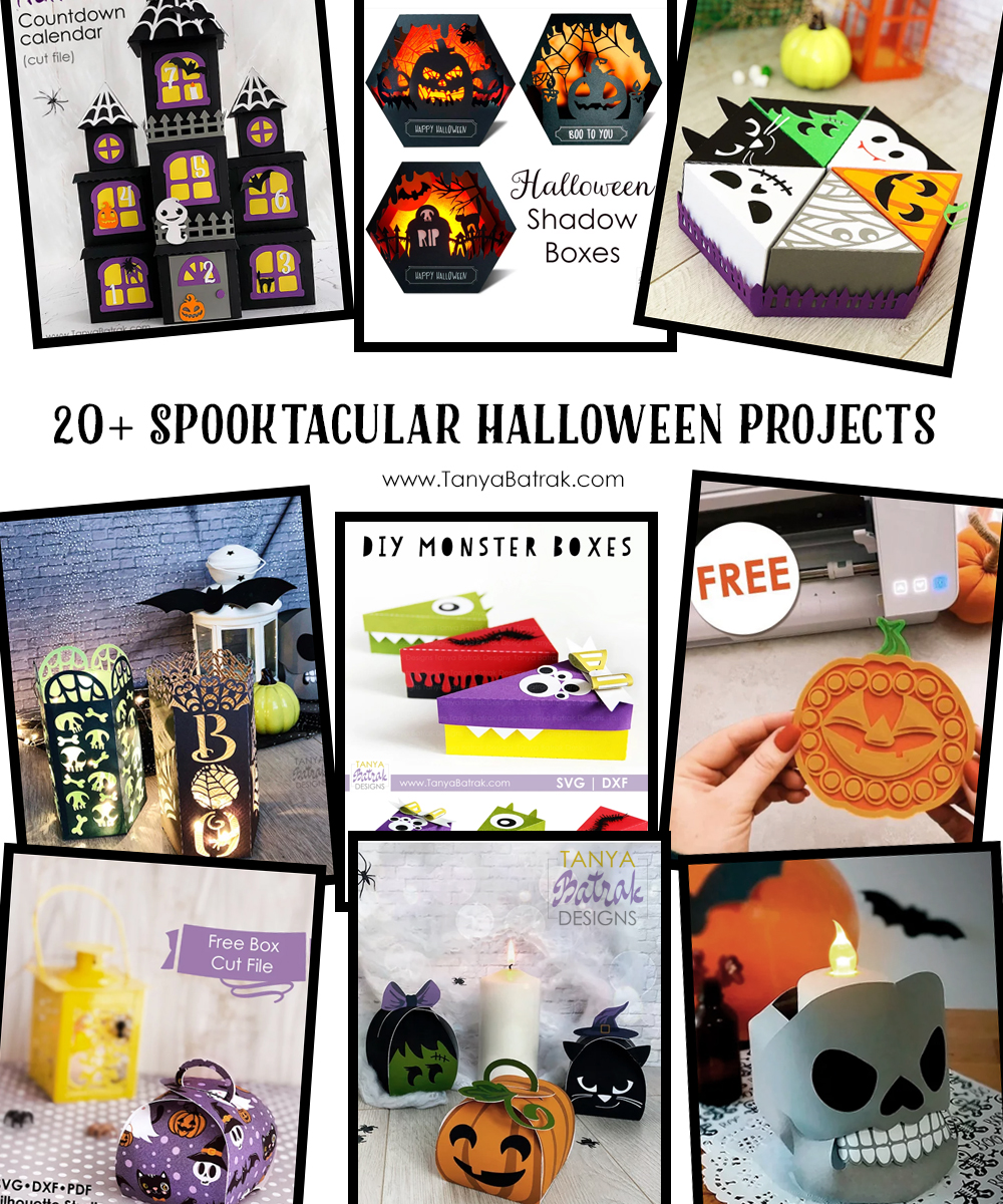 Halloween SVG Paper Crafts