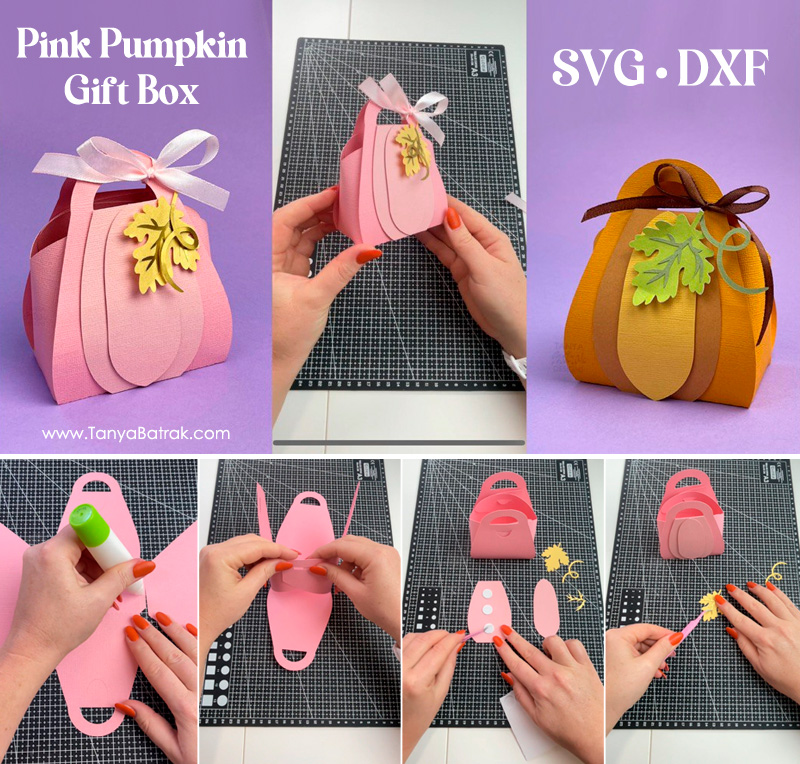 Pumpkin Gift Box SVG