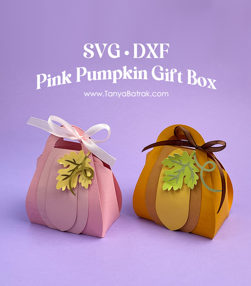 Pumpkin Gift Box SVG