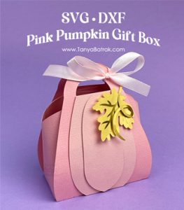 Pumpkin Gift Box SVG