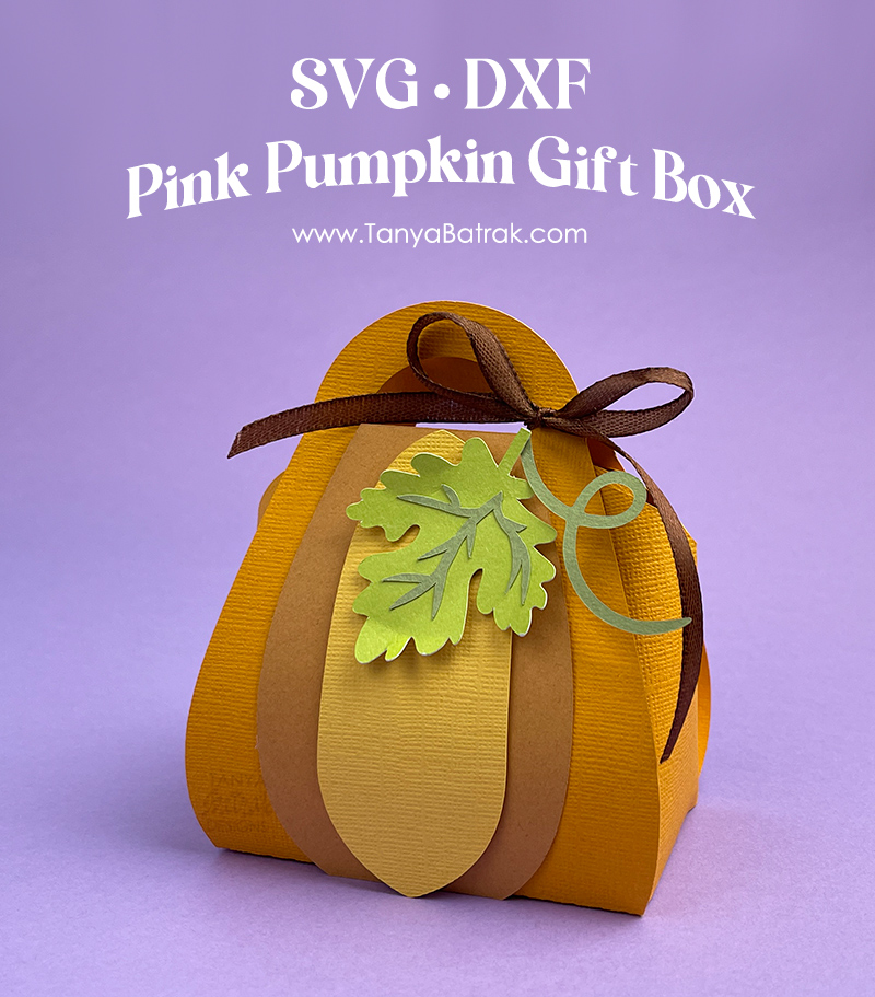 Pumpkin Gift Box SVG